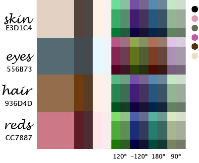 In fact, I had fun yesterday playing with a personal color palette.